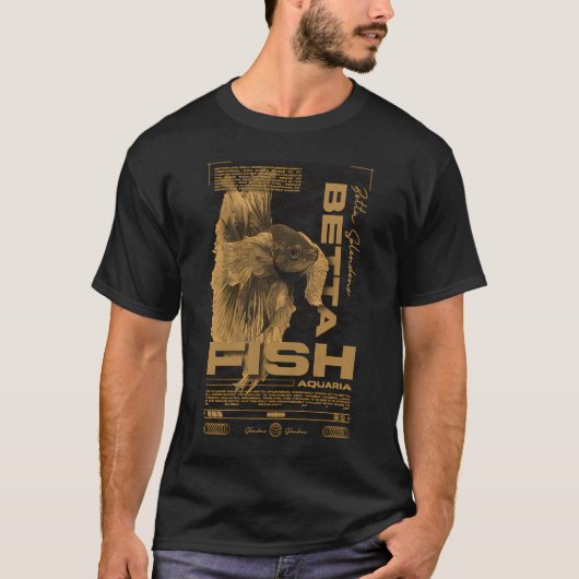 ベタ飼育者モダンストリートウェア Tシャツ (正面)