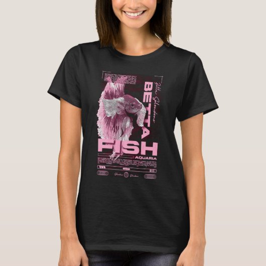 ベタ飼育者モダンストリートウェア Tシャツ (正面)