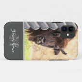 ベッおもしろいスンが舌を突き出して見てる! Case-Mate iPhoneケース (裏面(横))