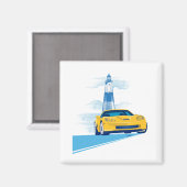 ベッエレガントテクルーズイラストレーション マグネット (正面/裏面)