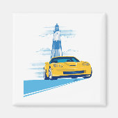 ベッエレガントテクルーズイラストレーション マグネット (正面)