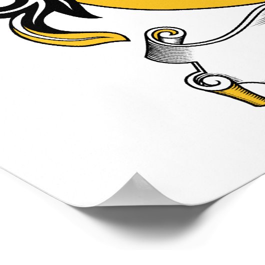 ベッカー家紋 ポスター (角)