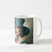 ベッカAゴージャスアールデコレディ コーヒーマグカップ (正面右)