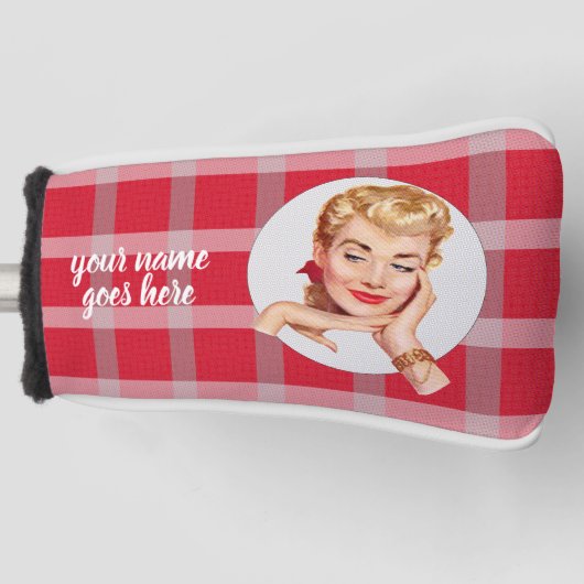 ベッキーのパターカバー ゴルフヘッドカバー (正面)