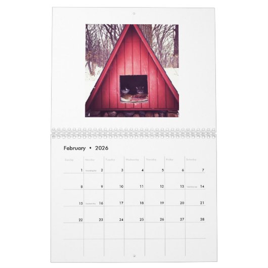 ベッキーズファームハウスカレンダー写真 カレンダー (2月 2026)