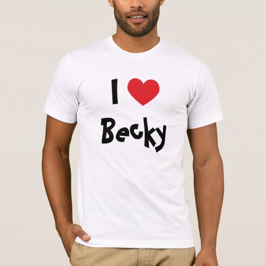 ベッキー大好き Tシャツ (正面)