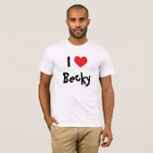 ベッキー大好き Tシャツ (正面フル)