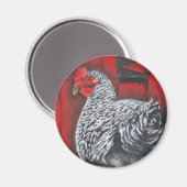 ベッキー・チキン マグネット (正面/裏面)