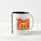 ベックとコーラコーヒーマグ ツートーンマグカップ (正面右)