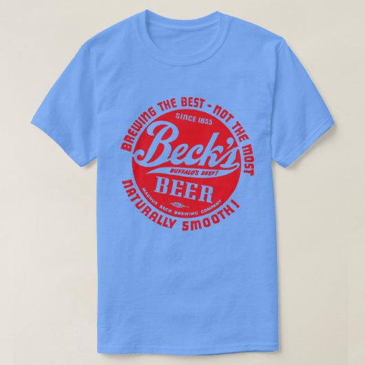 ベックスビール Tシャツ (デザイン正面)