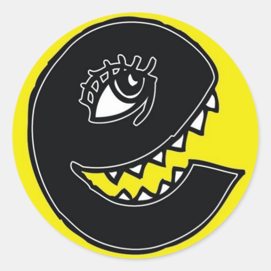 ベックスe – 黄 ラウンドシール (正面)