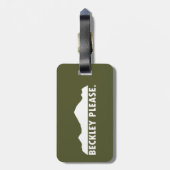 ベックリーウェストバージニアお願い ラゲッジタグ (裏面縦)