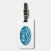 ベックリーウェストバージニアアウトドア ラゲッジタグ (正面縦)