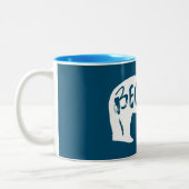 ベックリーウェストバージニアベア ツートーンマグカップ (左)