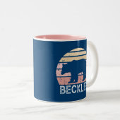 ベックリーウェストバージニアレトロベア ツートーンマグカップ (正面右)