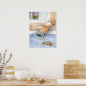 ベッシーペースグットマンアワラブルリトルトドラーガール ポスター (キッチン)