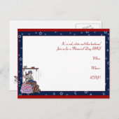 ベッシーロス選手が旗メモリアルデーを作る ポストカード (正面/裏面)