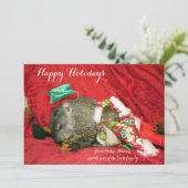 ベッシー&ブラスターホリデー招待状/フォトカード シーズンカード (スタンド正面)