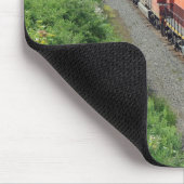 ベッセマーとエリー湖#910が南行きのトラを先導 マウスパッド (コーナー)