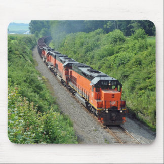 ベッセマーとエリー湖#910が南行きのトラを先導 マウスパッド