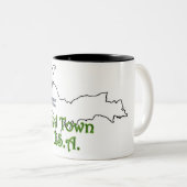ベッセマーミシガン,ウィードタウンUSAコーヒーマグ ツートーンマグカップ (正面右)