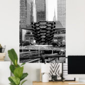 ベッセルブラック&ホワイトNYC ポスター (ホームオフィス)