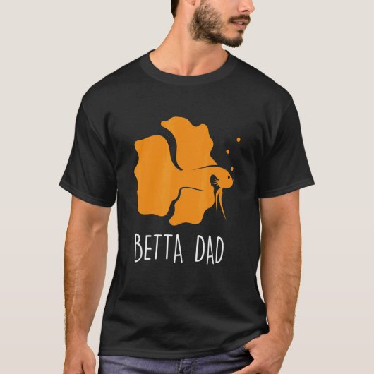 ベッタお父さん ベタ 魚 水槽 闘魚 1 Tシャツ (正面)