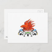 ベッタアート魚 ポストカード (正面/裏面)