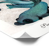 ベッタウォリアーオリジナル水彩プリント ポスター (角)