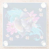 ベッタシャムの戦う魚 ガラスコースター (裏面)