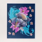 ベッタシャムの戦う魚 ジグソーパズル (縦)