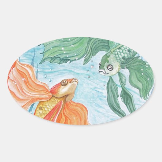 ベッタダンス 楕円形シール (正面)