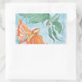 ベッタダンス 長方形シール (バッグ)