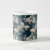 ベッタフィッシュブルーホワイト ジャンボコーヒーマグカップ (正面)