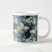 ベッタフィッシュブルーホワイト ジャンボコーヒーマグカップ (右)