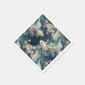 ベッタフィッシュブルーホワイト スタンダードカクテルナプキン (角)