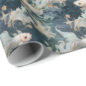 ベッタフィッシュブルーホワイト ラッピングペーパー (ロールコーナー)