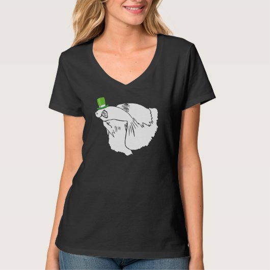 ベッタフィッシュレプラーシャンアイリッシュセントパトリックの日 Tシャツ (正面)