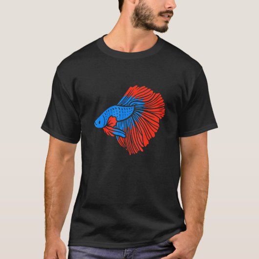 ベッタフィッシュ シャム闘魚 Tシャツ (正面)