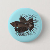 ベッタフィッシュ 缶バッジ (正面)