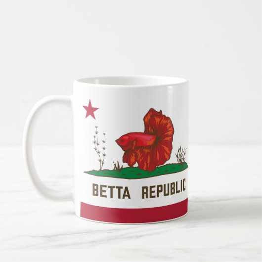 ベッタ共和国国旗 コーヒーマグカップ (左)