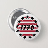ベッツィロス国旗13スターアメリカ国旗1776 缶バッジ (正面&裏面)