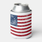 ベッツィロス米州旗ヴィンテージ 缶クーラー (缶正面)