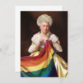 ベッツィロス裁縫ザプライド国旗 ノートカード (正面/裏面)