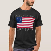 ベッツィー・ロス旗制定250周年記念 Tシャツ (正面)