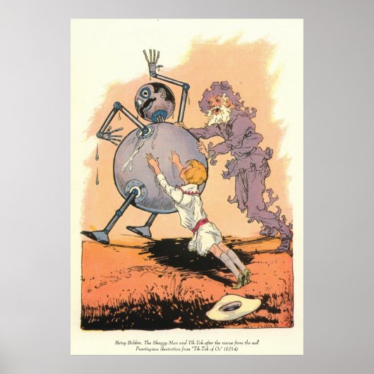 ベッツィ・ボビン、やつれた男とティクトック ポスター (正面)