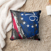 ベッツィ・ロス国旗1776年7月4日 クッション (ブランケット)