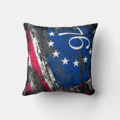 ベッツィ・ロス国旗1776年7月4日 クッション (裏面)