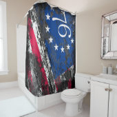 ベッツィ・ロス国旗1776年7月4日 シャワーカーテン (インサイチュ)