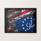 ベッツィ・ロス国旗1776年7月4日 ジグソーパズル (横)